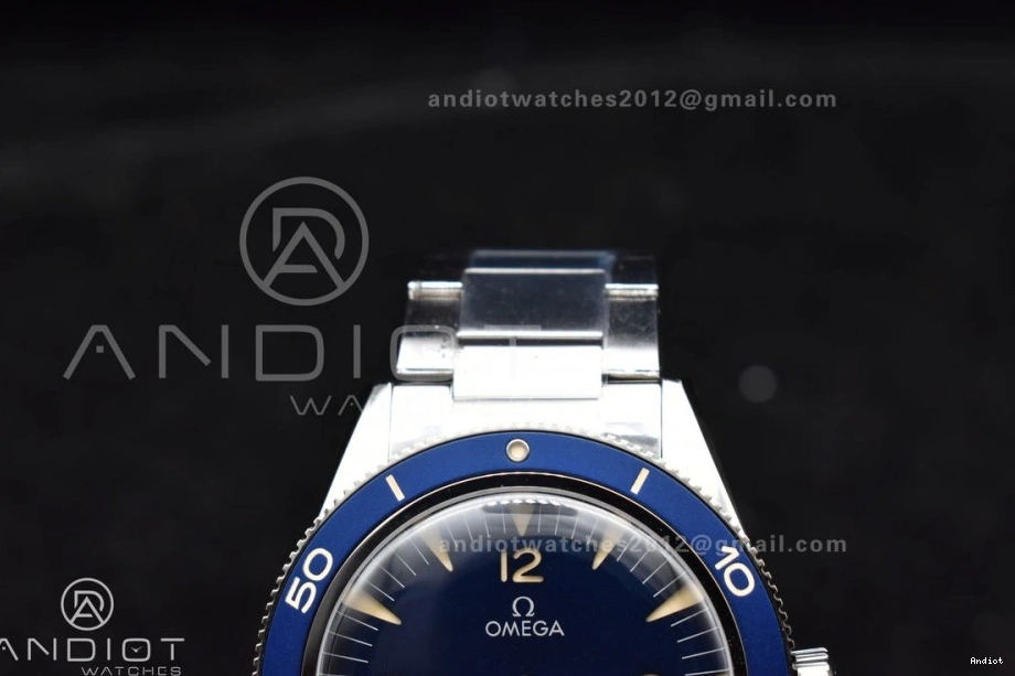 Heritage Seamaster Bracelet 1:1 Blue A8912 Clone On Super Edition VSF SS 300 Dial Best 1222